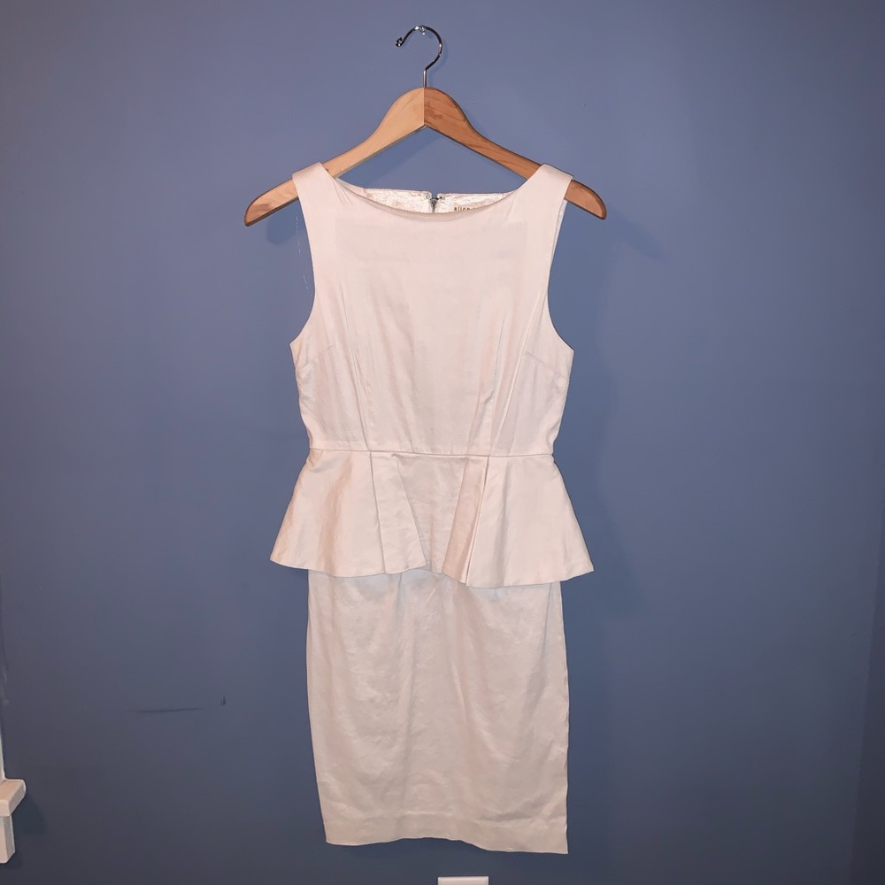 Alice + Olivia To Work Peplum Dress Size 2